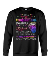 TATTOO CONTROL MOUTH February Crewneck Sweatshirt tile