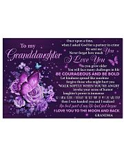 GD Purple Butterfly I Love U To The Moon And Back 17x11 Poster front