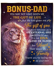 Bonus Dad Lion Thanks For Loving Me As Your Own Fleece Blanket - 50" x 60" front