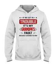 Trouble It's My Grandpas Fault - For Granddaughter Hooded Sweatshirt tile