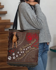 Rhodesian-Ridgeback-dog-the-road-to-my-heart All-over Tote aos-all-over-tote-lifestyle-front-09