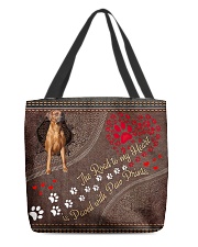 Rhodesian-Ridgeback-dog-the-road-to-my-heart All-over Tote front