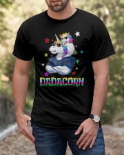 Dadacorn Muscle Unicorn Dad And Daghter - For Dad Classic T-Shirt apparel-classic-tshirt-lifestyle-front-53