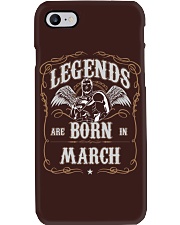 Legend are born in march Phone Case tile