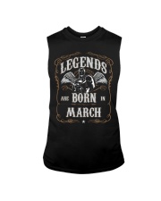 Legend are born in march Sleeveless Tee tile