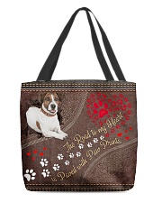 Jack-Russell-Terrier-dog-the-road-to-my-heart All-over Tote front