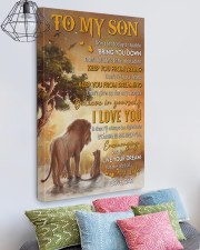 Don't Let Today's Trouble Bring U Down-Dad To Son 20x30 Gallery Wrapped Canvas Prints aos-canvas-pgw-20x30-lifestyle-front-02