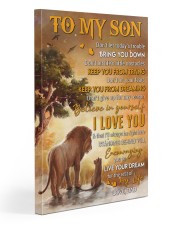 Don't Let Today's Trouble Bring U Down-Dad To Son 20x30 Gallery Wrapped Canvas Prints front