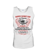 Happy Father's Day In Heaven Dad Unisex Tank tile