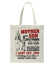 Mother And Son Best Friends For Life Tote Bag tile