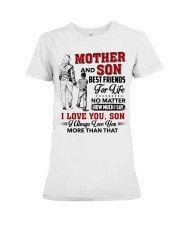 Mother And Son Best Friends For Life Premium Fit Ladies Tee tile