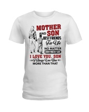 Mother And Son Best Friends For Life Ladies T-Shirt tile