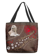 Borzoi-dog-the-road-to-my-heart All-over Tote front