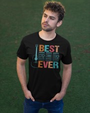 Best Guitar Dad Ever - For Dad Classic T-Shirt apparel-classic-tshirt-lifestyle-front-43