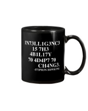 Intelligence is the ability to adapt to change Mug tile