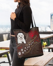 Coton-de-Tulear-dog-the-road-to-my-heart All-over Tote aos-all-over-tote-lifestyle-front-04