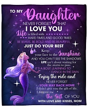 Never Forget That I Love U Mermaid Mom To Daughter Fleece Blanket - 50" x 60" front