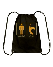 Your dad my dad guitar Drawstring Bag tile
