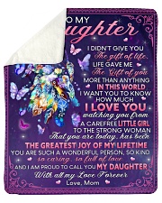 I Didn't Give U The Gift Of Life Mom To Daughter Sherpa Fleece Blanket - 50" x 60" thumbnail