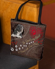 Tibetan-Terrier-dog-the-road-to-my-heart All-over Tote aos-all-over-tote-lifestyle-front-02
