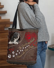 Tibetan-Terrier-dog-the-road-to-my-heart All-over Tote aos-all-over-tote-lifestyle-front-09