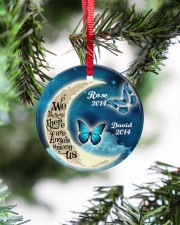 Personalized Believe There Are Angles To Daughter Circle ornament - single (porcelain) aos-circle-ornament-single-porcelain-lifestyles-07