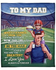 So Much Of Me Is Made From What I Learned To Dad Fleece Blanket - 50" x 60" front