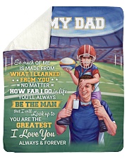 So Much Of Me Is Made From What I Learned To Dad Sherpa Fleece Blanket tile