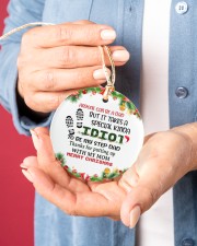 Anyone Can Be Dad But It Takes A Special Kinda Circle ornament - single (porcelain) aos-circle-ornament-single-porcelain-lifestyles-01