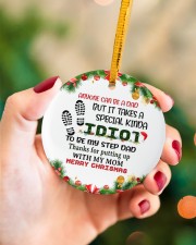 Anyone Can Be Dad But It Takes A Special Kinda Circle ornament - single (porcelain) aos-circle-ornament-single-porcelain-lifestyles-09