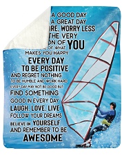 Today Is A Good Day Have Great Day Sailing Sherpa Fleece Blanket tile