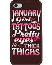 Tattoo thick thighsJanuary Phone Case tile