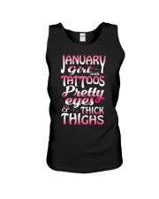 Tattoo thick thighsJanuary Unisex Tank tile