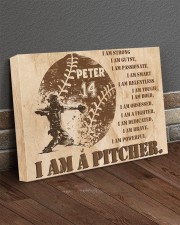 Personalized Name I Am Strong I'm a Pitcher 24x16 Gallery Wrapped Canvas Prints aos-canvas-pgw-24x16-lifestyle-front-04