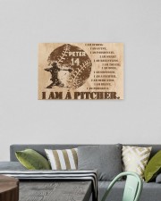 Personalized Name I Am Strong I'm a Pitcher 24x16 Gallery Wrapped Canvas Prints aos-canvas-pgw-24x16-lifestyle-front-16