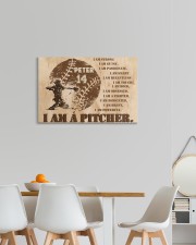 Personalized Name I Am Strong I'm a Pitcher 24x16 Gallery Wrapped Canvas Prints aos-canvas-pgw-24x16-lifestyle-front-20