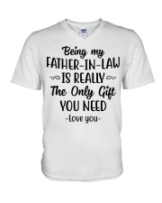 Being FIL Is Really The Only Gift U Need - For FIL V-Neck T-Shirt tile