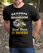 Grandpa And Grandson Bond Never Be Broken Classic T-Shirt apparel-classic-tshirt-lifestyle-front-52