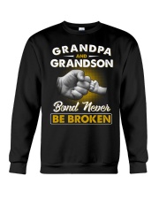 Grandpa And Grandson Bond Never Be Broken Crewneck Sweatshirt tile