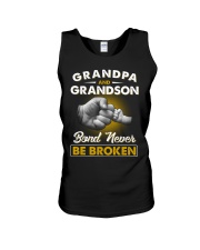 Grandpa And Grandson Bond Never Be Broken Unisex Tank tile