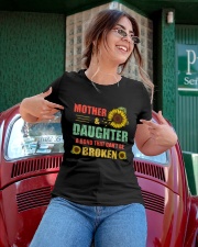 Mother And Daughter A Bond That Can't Be Broken Ladies T-Shirt apparel-ladies-t-shirt-lifestyle-01