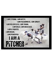 I'm Strong Gutsy Passionate Smart Baseball Horizontal Poster tile