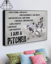 I'm Strong Gutsy Passionate Smart Baseball 30x20 Gallery Wrapped Canvas Prints aos-canvas-pgw-30x20-lifestyle-front-02