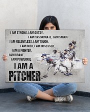 I'm Strong Gutsy Passionate Smart Baseball 30x20 Gallery Wrapped Canvas Prints aos-canvas-pgw-30x20-lifestyle-front-23