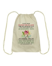 To Daughter-In-Law Thanks For Not Selling My Son Drawstring Bag tile