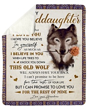 Never 4get That I Love U Grandma To Granddaughter Sherpa Fleece Blanket tile