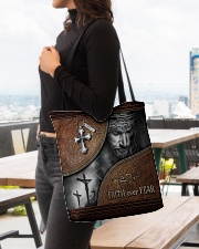 Faith Over Fear All-over Tote aos-all-over-tote-lifestyle-front-04