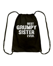 best grumpy sister ever Drawstring Bag tile