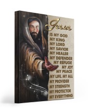 Jesus Is My God My King My Lord 16x20 Gallery Wrapped Canvas Prints front