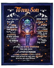 I Didn't Give You The Gift Of Life Mom To Son Fleece Blanket - 50" x 60" front